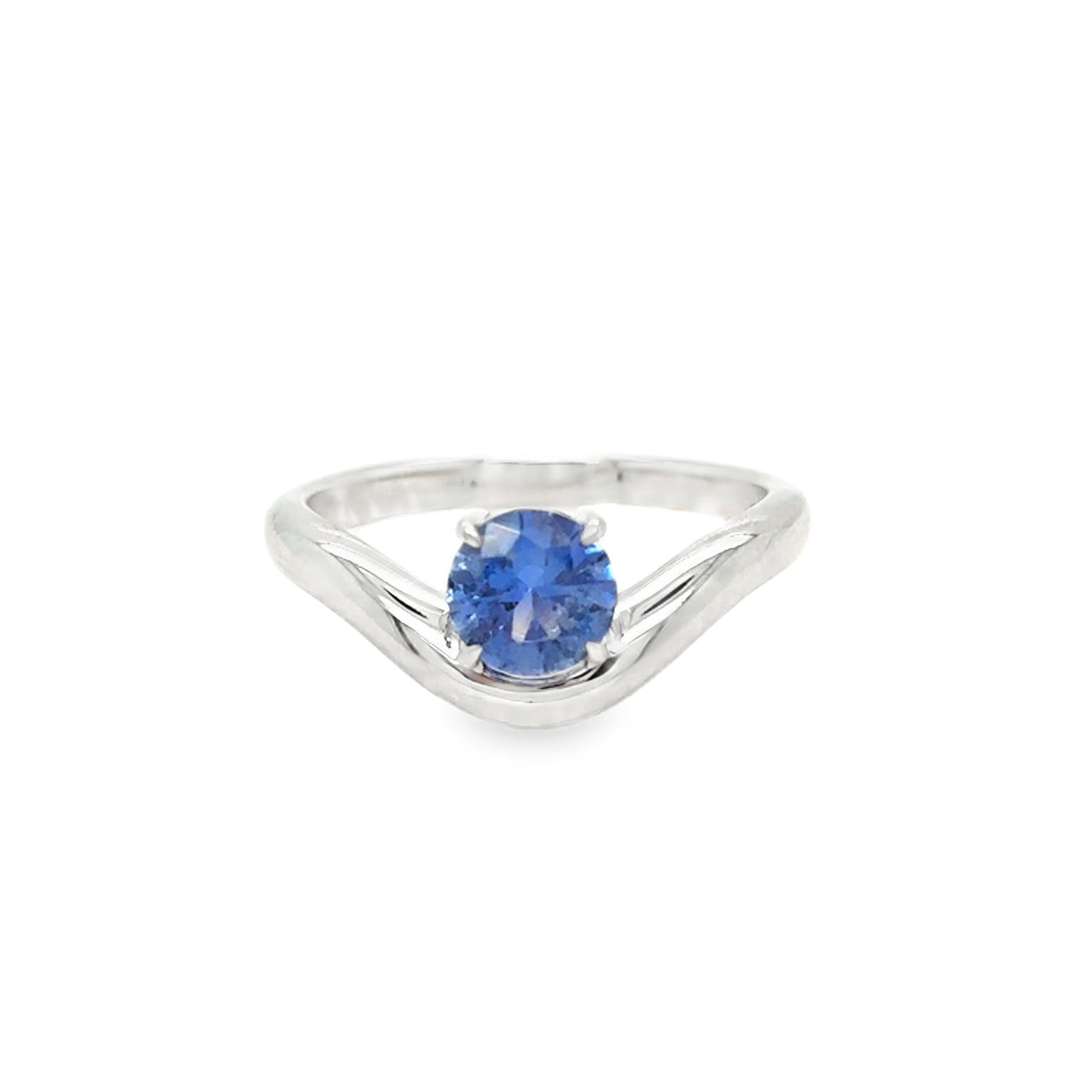 14KW "Tidal Crown" Sapphire Ring
