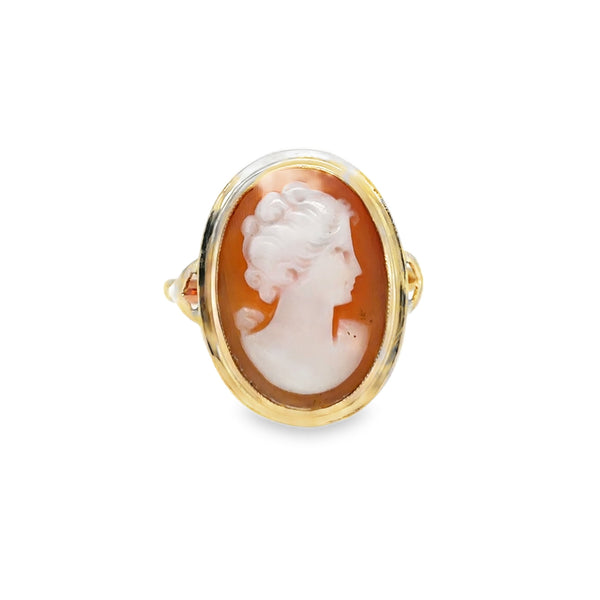 14KY Cameo Ring