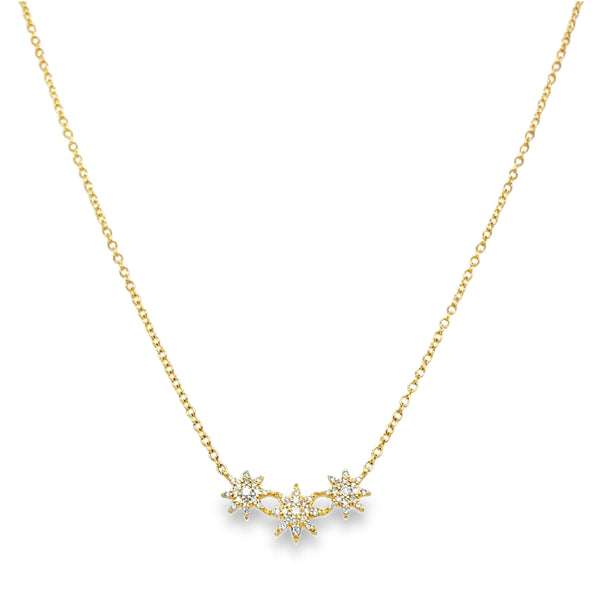 18KY Starburst Necklace
