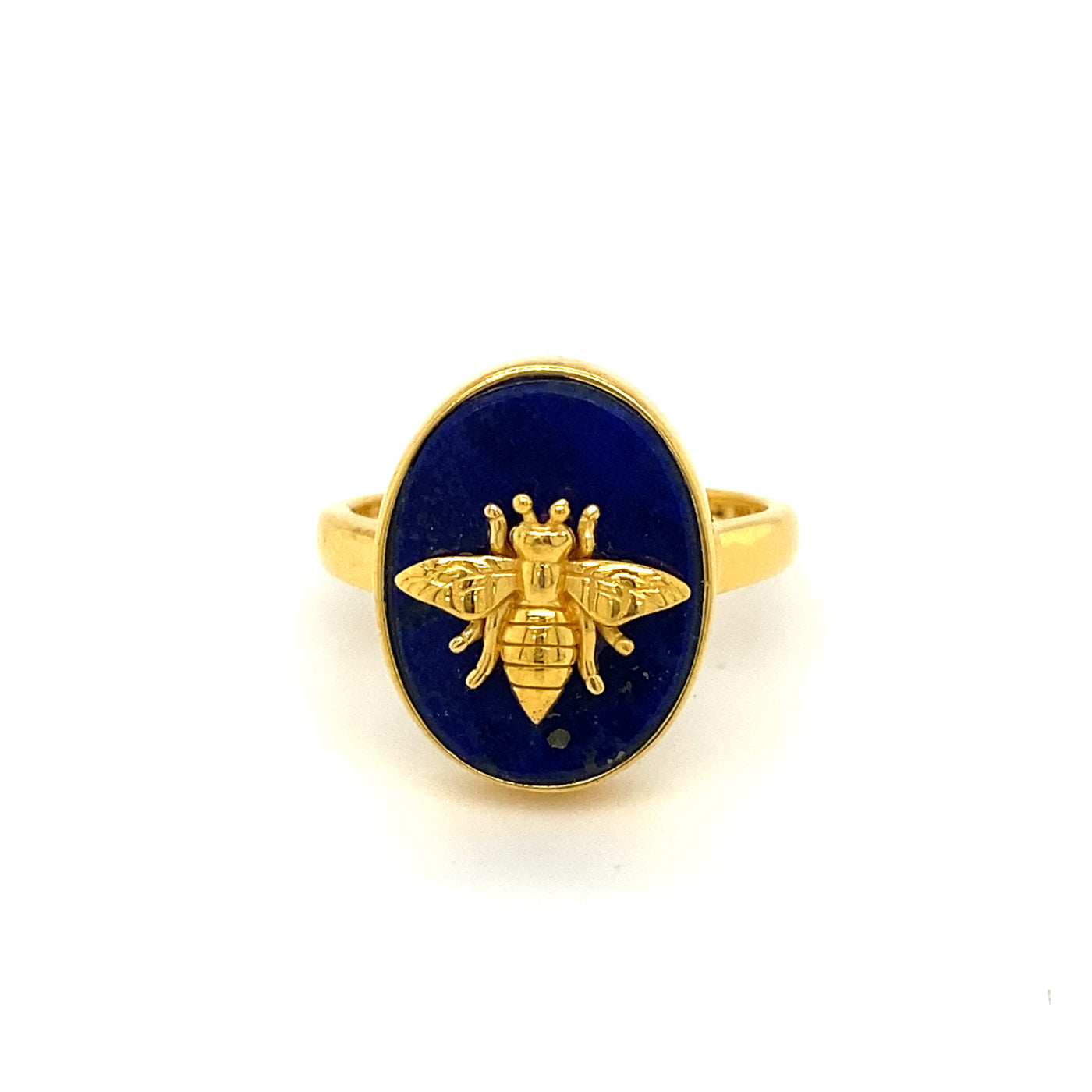 Bee Motif Gemstone Ring
