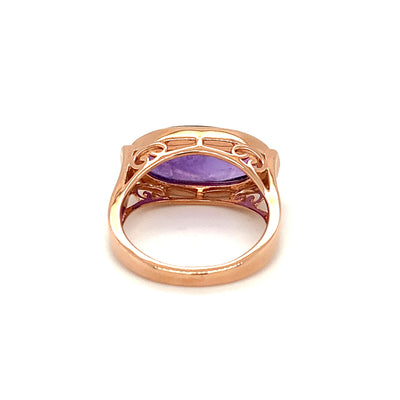 East West Oval Cabochon Ring