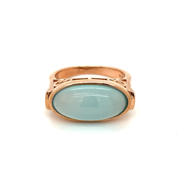 East West Oval Cabochon Ring