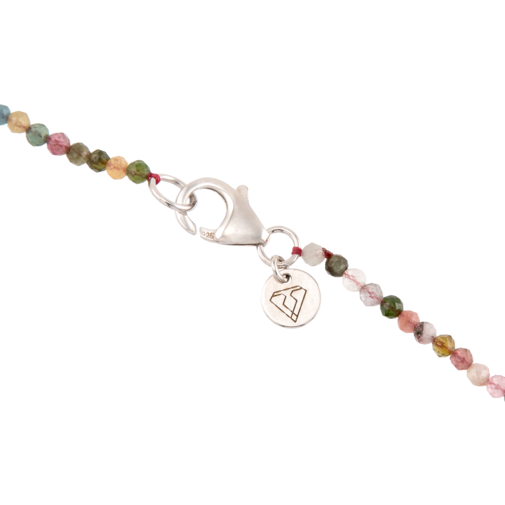 Faceted Tourmaline Beaded Necklace