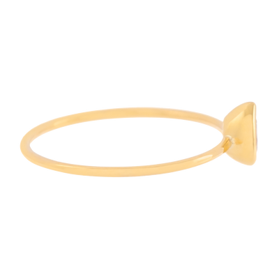 Ruby Pear Shaped Stacker Ring