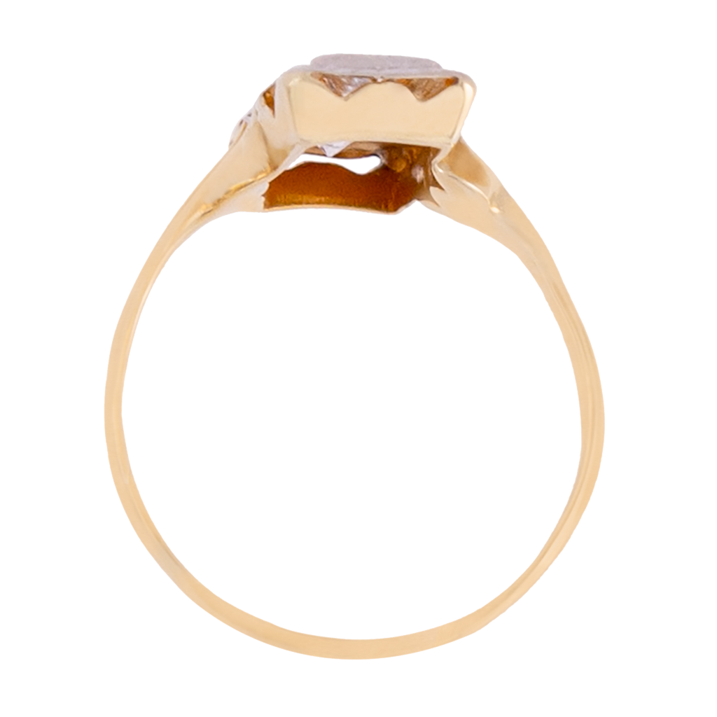 1930s Elongated Vintage Diamond Ring