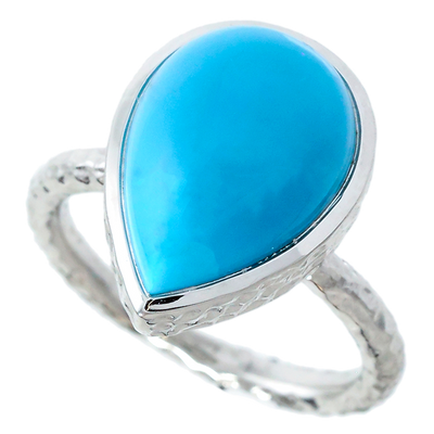 Turquoise "Spirit" Pear Ring