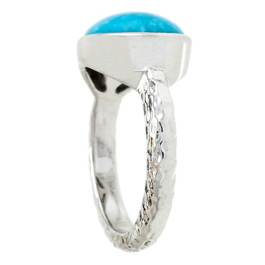 Sleeping Beauty Turquoise Pear Ring