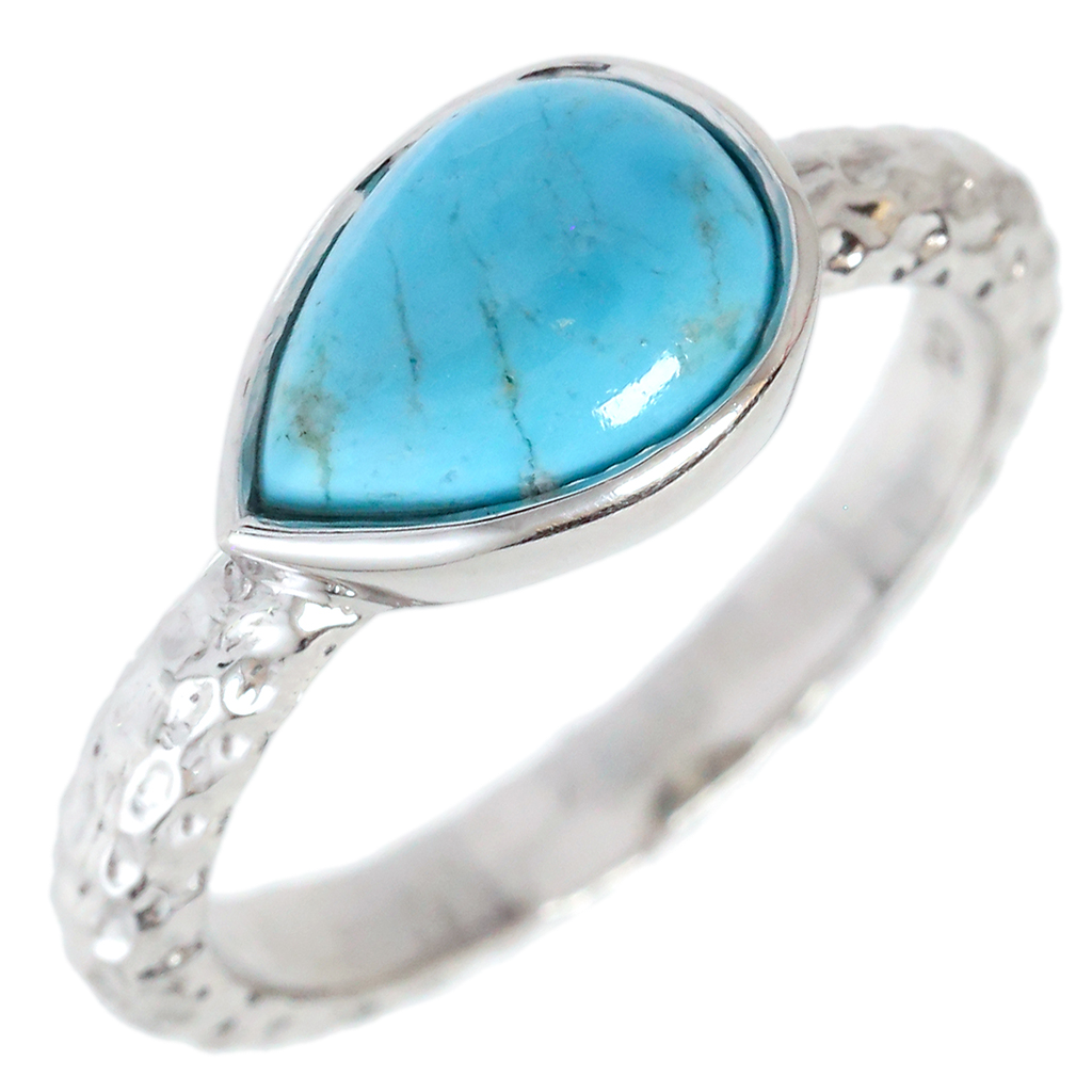 Turquoise Pear Ring