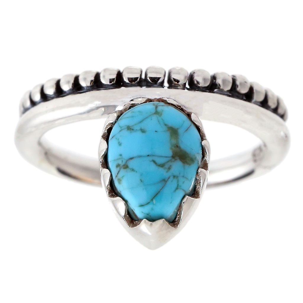 Turquoise "Dew Drop" Ring