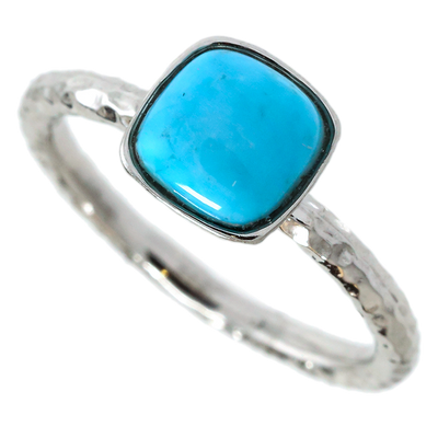 Turquoise "Spirit" Cushion Ring