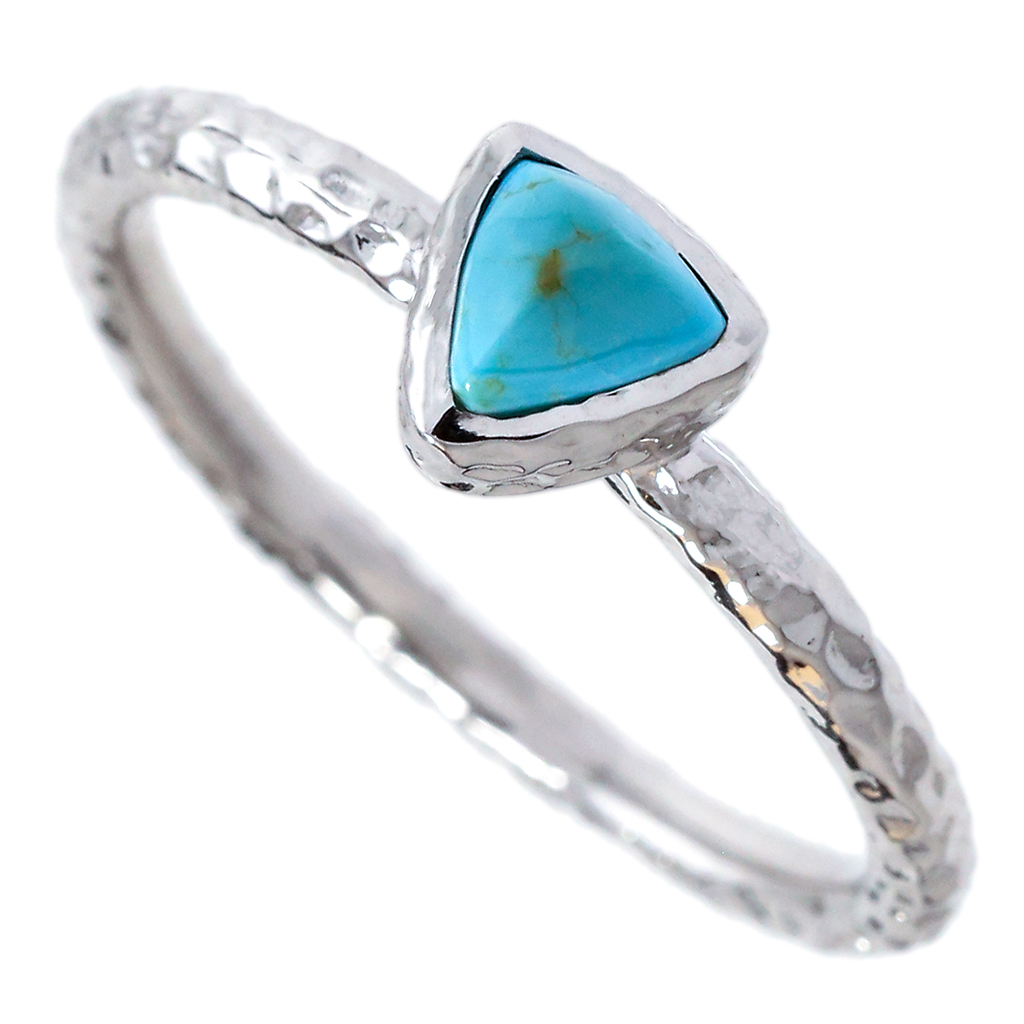 Turquoise Trilliant Ring