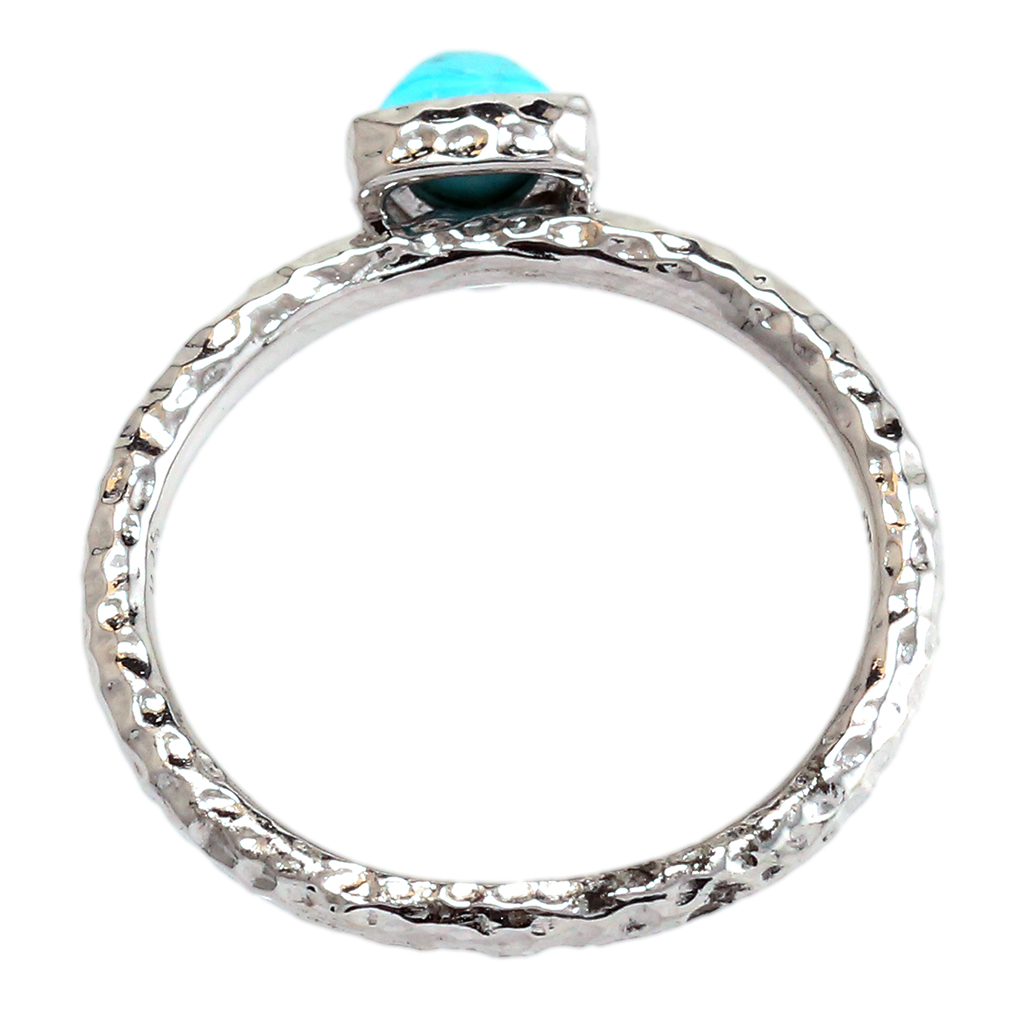 Turquoise Trilliant Ring