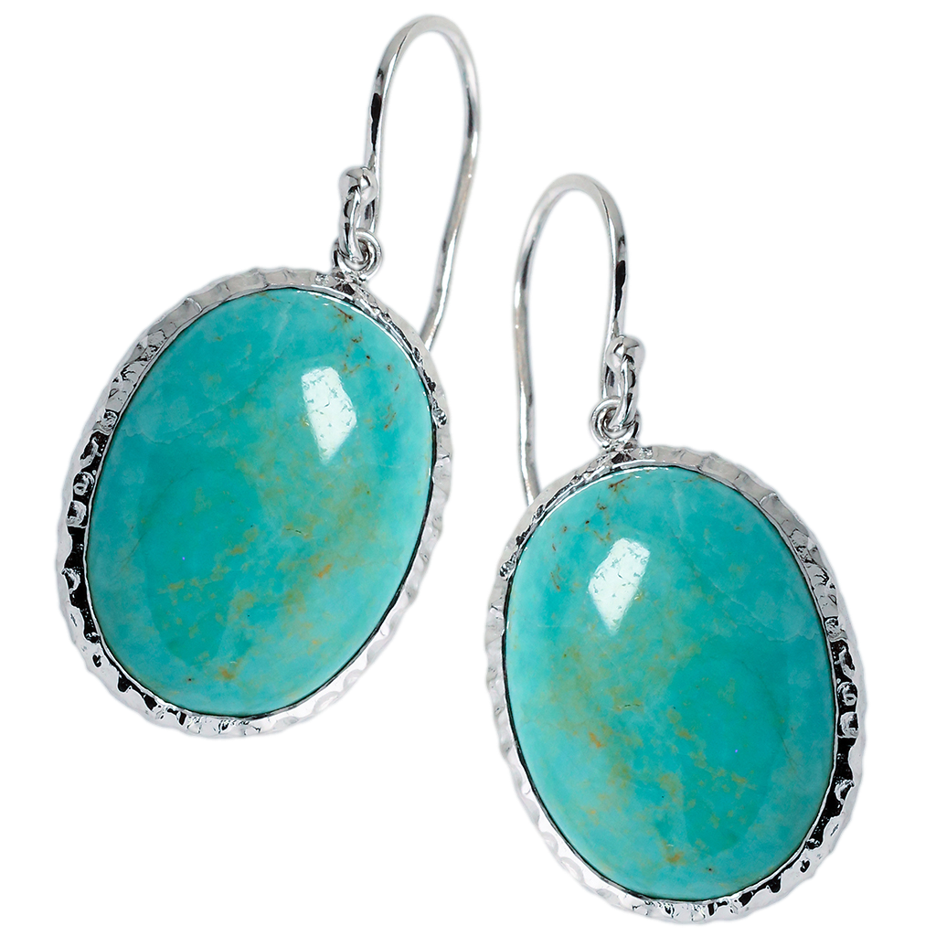 Turquoise Oval Earrings