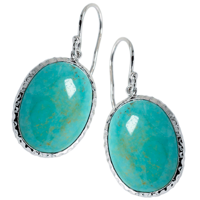 Turquoise Oval Earrings