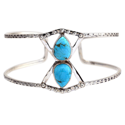 Turquoise Double Drop Cuff