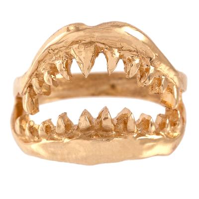 Rose Gold Jaws Ring