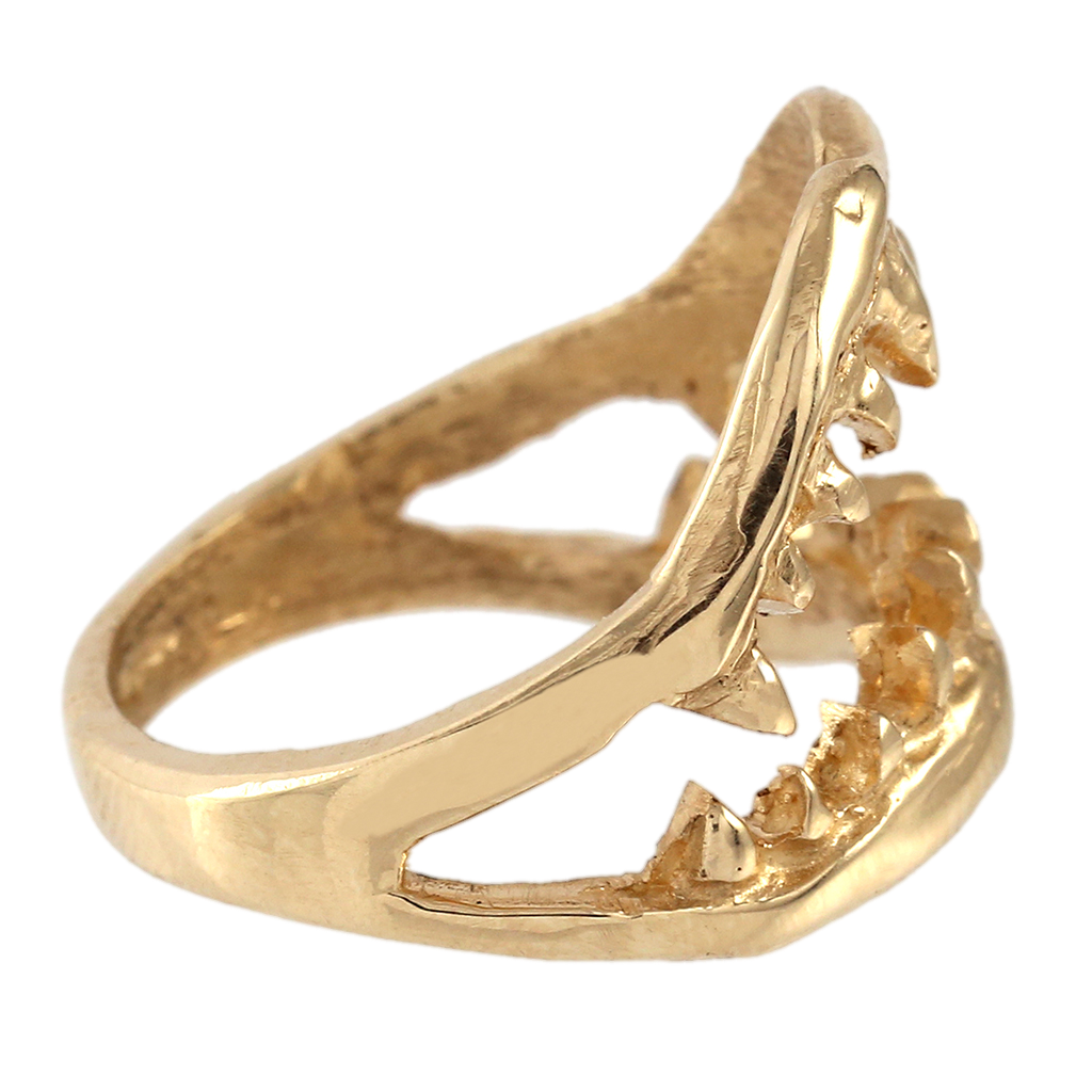 Yellow Gold Jaws Ring