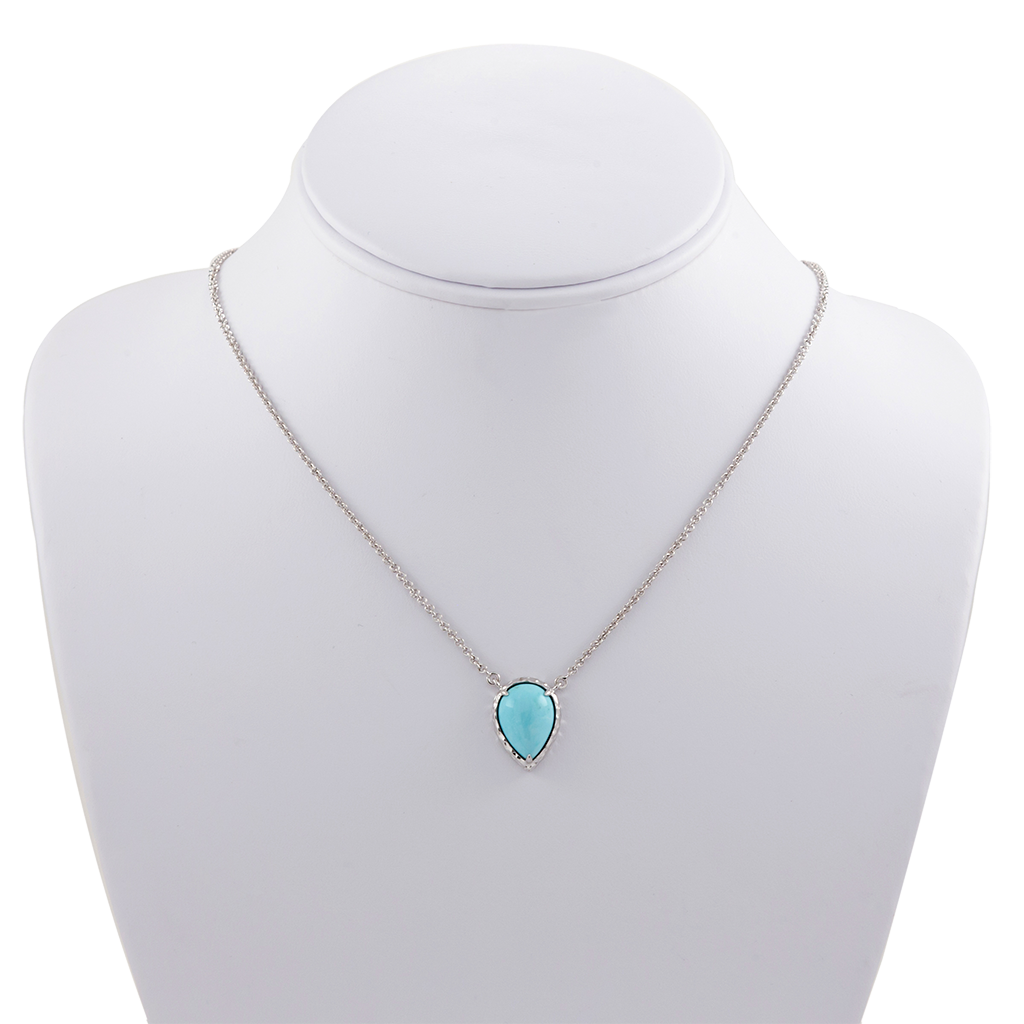 Pear Turquoise Necklace