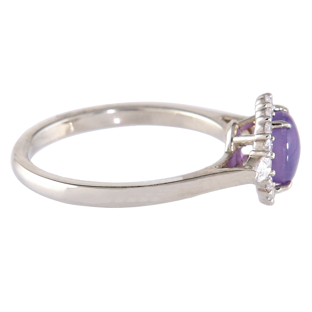 Purple Star Sapphire Ring